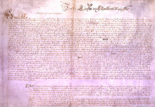 В 1628 году Английский парламент направил это заявление о гражданских свободах королю Чарльзу I.