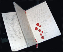 Исходный текст первой Женевской конвенции 1864 года предусматривал защиту раненых солдат.